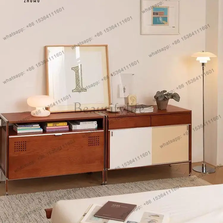 Nordic cherry wood living room locker wall storage cabinet
Nordic cherry wood living room locker wall storage cabinet