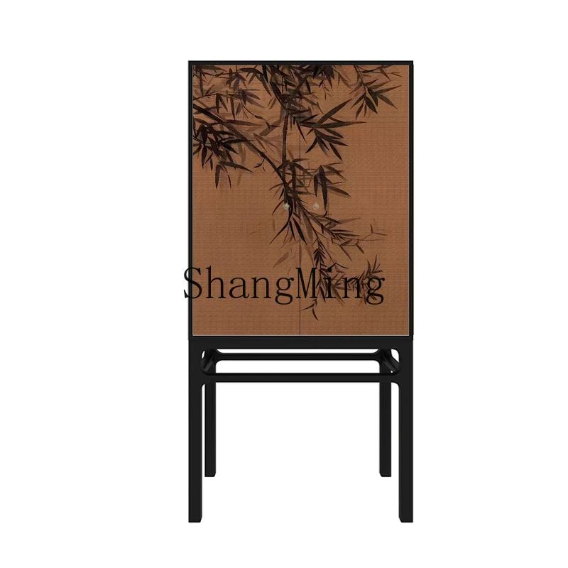LXY New Chinese Decorative Cabinet Living Room TV Side Tall Cabinet Household Solid Wood Bucket Cabinet
LXY New Chinese Decorative Cabinet Living Room TV Side Tall Cabinet Household Solid Wood Bucket Cabinet