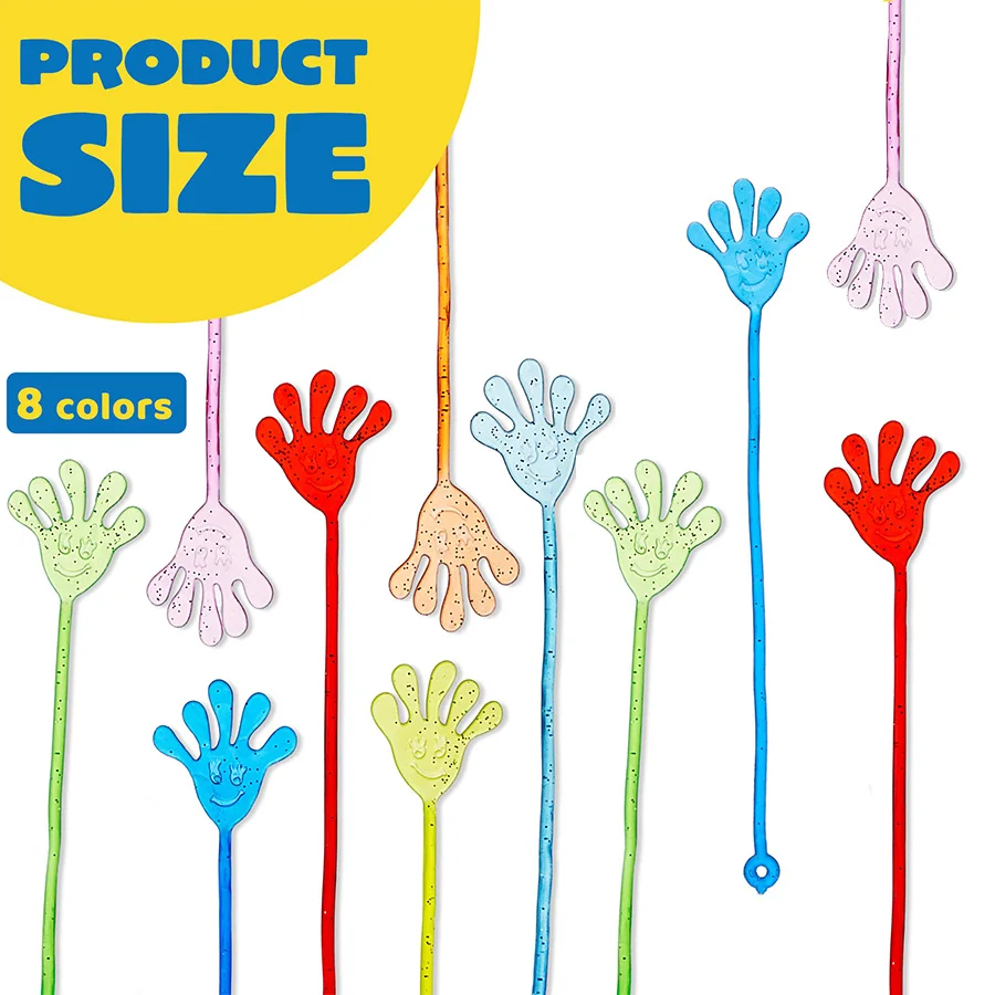 JOYIN 10Pcs Glitter Sticky Hands Party Favors Party Table Favors Set for Kids Classroom Treasure Box Carnival Prizes Bulk Pinata
JOYIN 10Pcs Glitter Sticky Hands Party Favors Party Table Favors Set for Kids Classroom Treasure Box Carnival Prizes Bulk Pinata