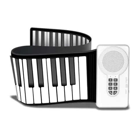 Portable Electronic Piano 49-Key Flexible Keyboard with Speakers for Beginners Keyboard Piano