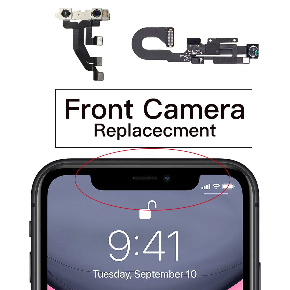 Front Facing Camera Flex Cable Replacement For iPhone 7 7P 8 Plus X XR XS 11 Pro Max Can Not Use Face ID
Front Facing Camera Flex Cable Replacement For iPhone 7 7P 8 Plus X XR XS 11 Pro Max Can Not Use Face ID