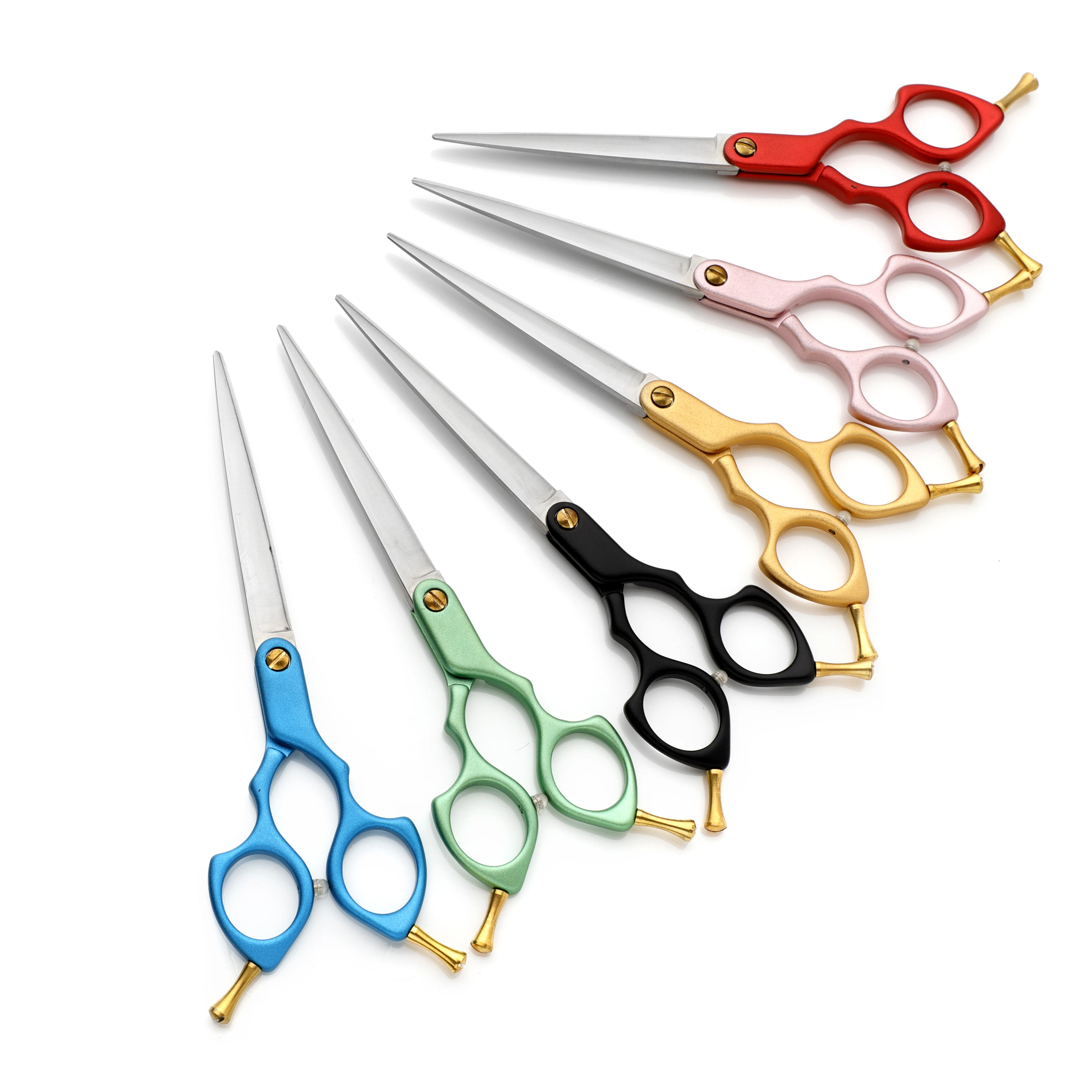 IC-65 Colorful Straight Scissor For Dog Grooming Scissors Shears Cutting Tools For Pets Steel Japan
IC-65 Colorful Straight Scissor For Dog Grooming Scissors Shears Cutting Tools For Pets Steel Japan