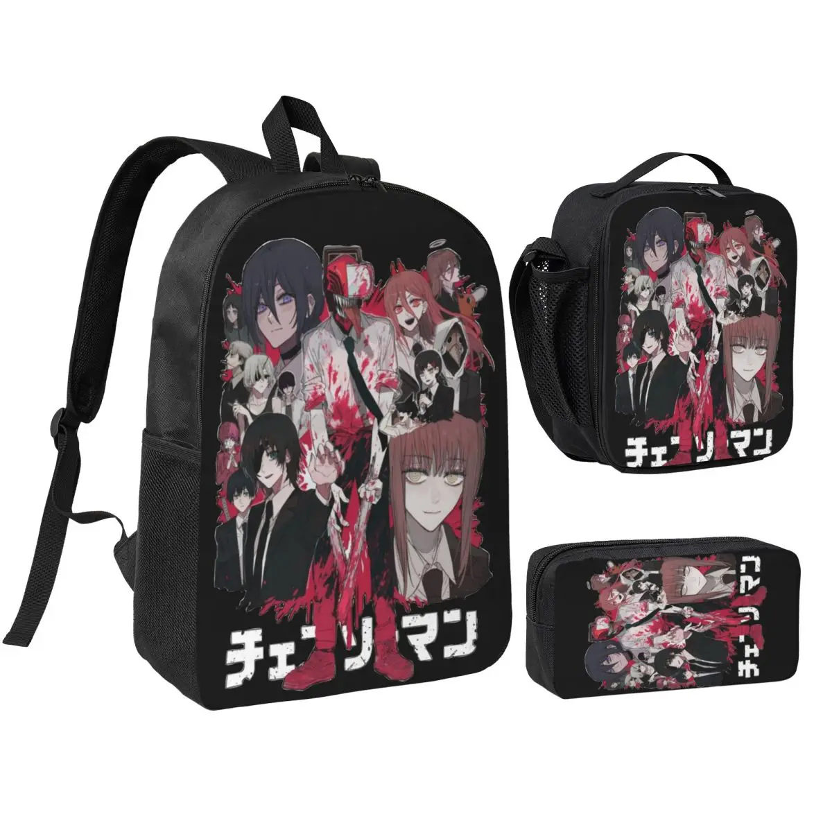 Рюкзак Chainsaw Man Anine 3pecs/set для студентов, ноутбуков, компьютеров, холщовые сумки, сумка для обеда, пенал
Рюкзак Chainsaw Man Anine 3pecs/set для студентов, ноутбуков, компьютеров, холщовые сумки, сумка для обеда, пенал