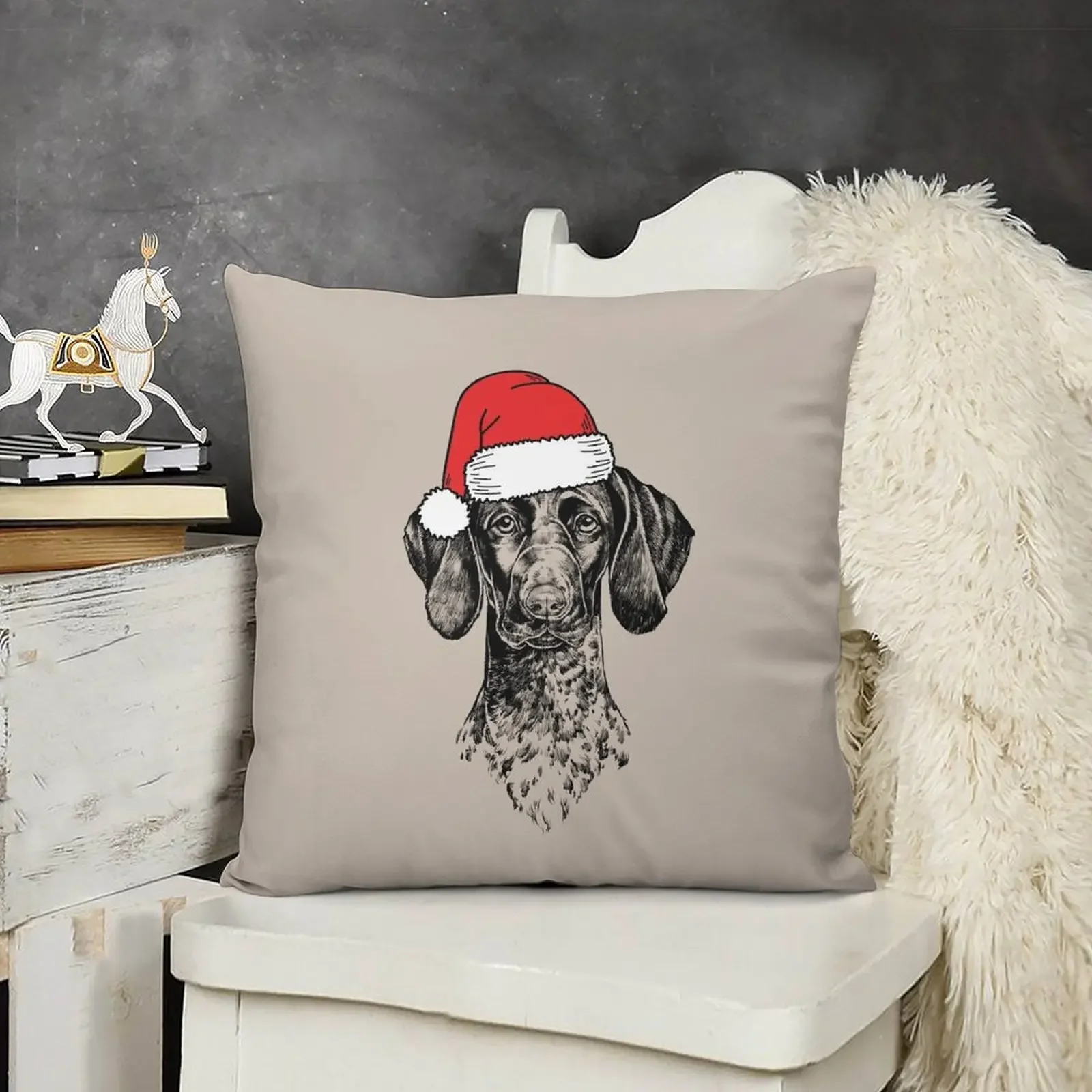 Christmas German Shorthaired Pointer Santa GSP Dog Holiday Throw Pillow bed pillows pillow cover christmas pillow
Christmas German Shorthaired Pointer Santa GSP Dog Holiday Throw Pillow bed pillows pillow cover christmas pillow