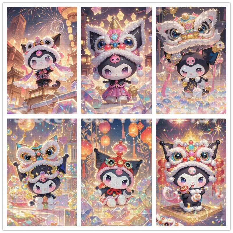 Пазлы Sanrio Kuromi для детей, интеллектуальные развивающие игрушки, милые мультяшные головоломки, забавные хобби ручной работы
Пазлы Sanrio Kuromi для детей, интеллектуальные развивающие игрушки, милые мультяшные головоломки, забавные хобби ручной работы