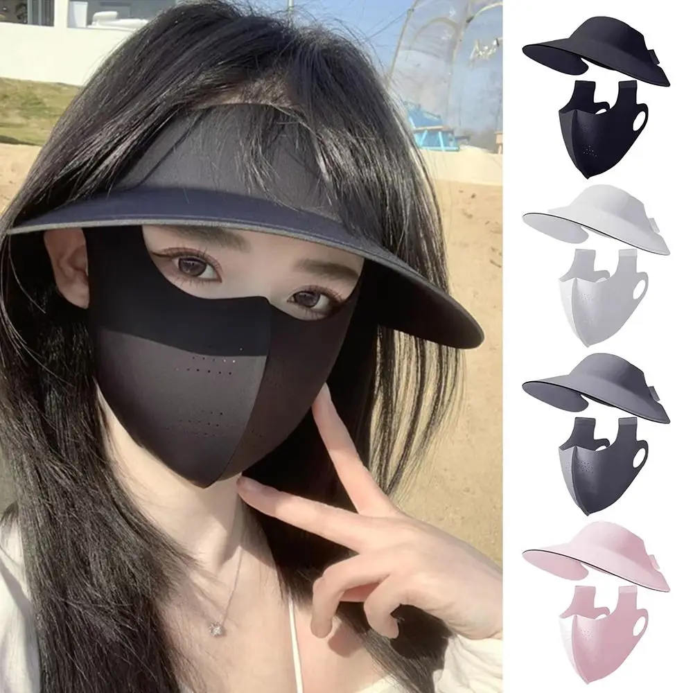 New Removable Ice Silk Sun Protection Mask Unisex 3D Ice Silk Sunscreen Masks Face Mask Anti-UV Sun Hats
New Removable Ice Silk Sun Protection Mask Unisex 3D Ice Silk Sunscreen Masks Face Mask Anti-UV Sun Hats