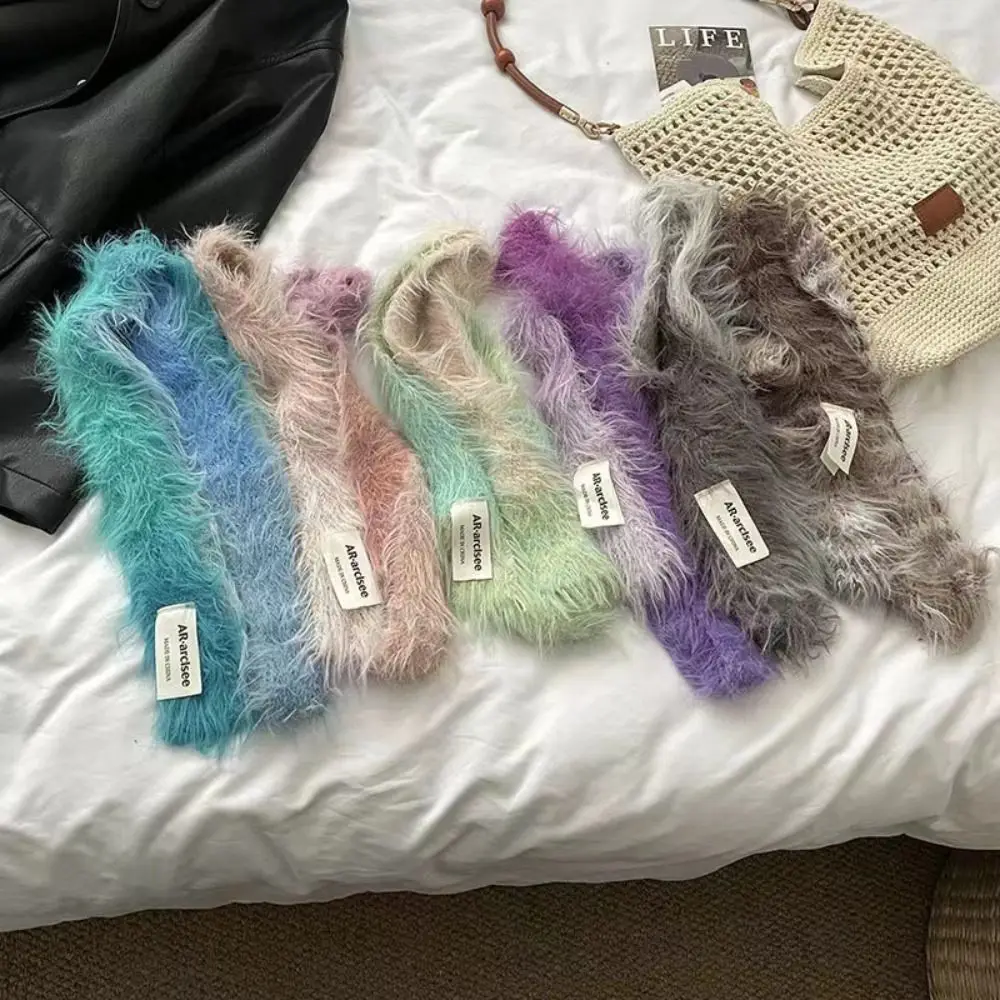 Trendy Korean Style Y2K Thin Scarf Rainbow Color Faux Fur Long Narrow Scarves Neckerchief Soft Harajuku Plush Scarf Autumn
Trendy Korean Style Y2K Thin Scarf Rainbow Color Faux Fur Long Narrow Scarves Neckerchief Soft Harajuku Plush Scarf Autumn