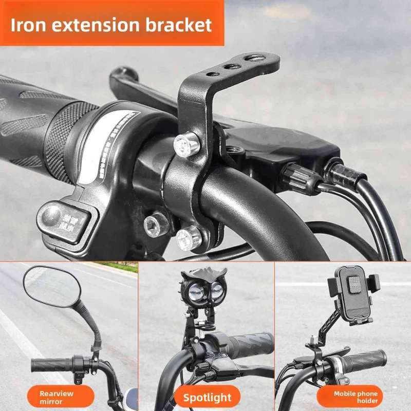 Motorcycle Multi-Function Iron Extension Mount Bracket Universal Extended Holder for Light Horn Turn Signal GPS.
Motorcycle Multi-Function Iron Extension Mount Bracket Universal Extended Holder for Light Horn Turn Signal GPS.