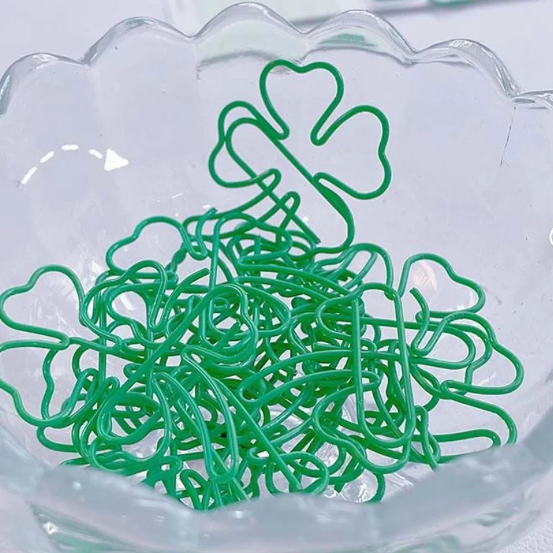 10/20Pc Mini Four-Leaf Clovers Metal Paperclips/Set Four Leaf Clovers Bookmark Clips For Notebook Decorations And Stationery
10/20Pc Mini Four-Leaf Clovers Metal Paperclips/Set Four Leaf Clovers Bookmark Clips For Notebook Decorations And Stationery