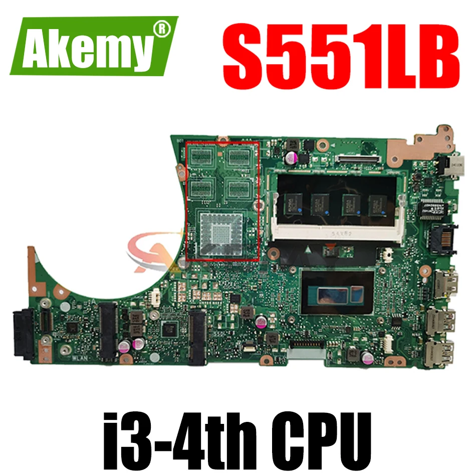 Материнская плата для ASUS K551L K551LB K551LN S551L S551LB R553L S551LA i3 i5 i7-4th Gen CPU 4 ГБ ОЗУ VivoBook V551L R551L UX330UA
Материнская плата для ASUS K551L K551LB K551LN S551L S551LB R553L S551LA i3 i5 i7-4th Gen CPU 4 ГБ ОЗУ VivoBook V551L R551L UX330UA
