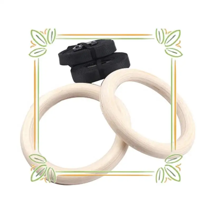 38Mm Birch Wood Gymnastics Rings Exercise Exercise Rings Gym Exercise Pull Up Muscle Adjustable Long Buckle Fit Gym
38Mm Birch Wood Gymnastics Rings Exercise Exercise Rings Gym Exercise Pull Up Muscle Adjustable Long Buckle Fit Gym