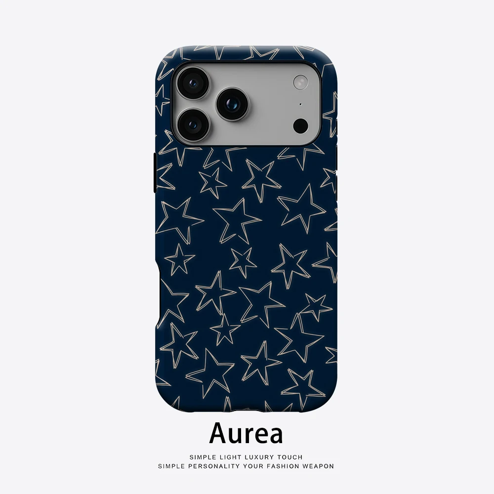 Dark Blue Light Gold Star Line Phone Case for Magnetic Phone Case for IPhone 17 16 15 14 Pro Max Plus Single Double-layer Case
Dark Blue Light Gold Star Line Phone Case for Magnetic Phone Case for IPhone 17 16 15 14 Pro Max Plus Single Double-layer Case