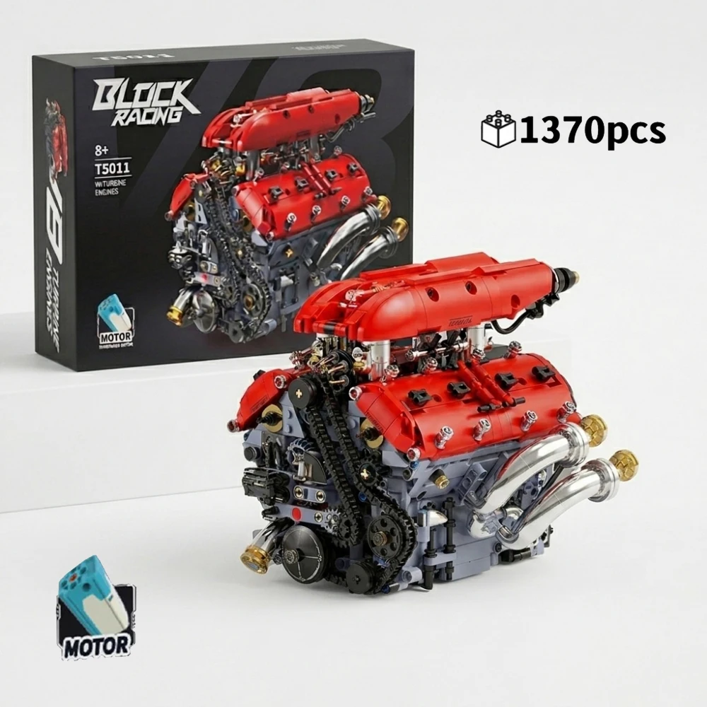 Technical V8 Engine Building Blocks, MOC Mechanical Car Model Assembly Bricks, Vehicle Toy Collection Adult Kids Holiday Gift
Technical V8 Engine Building Blocks, MOC Mechanical Car Model Assembly Bricks, Vehicle Toy Collection Adult Kids Holiday Gift
