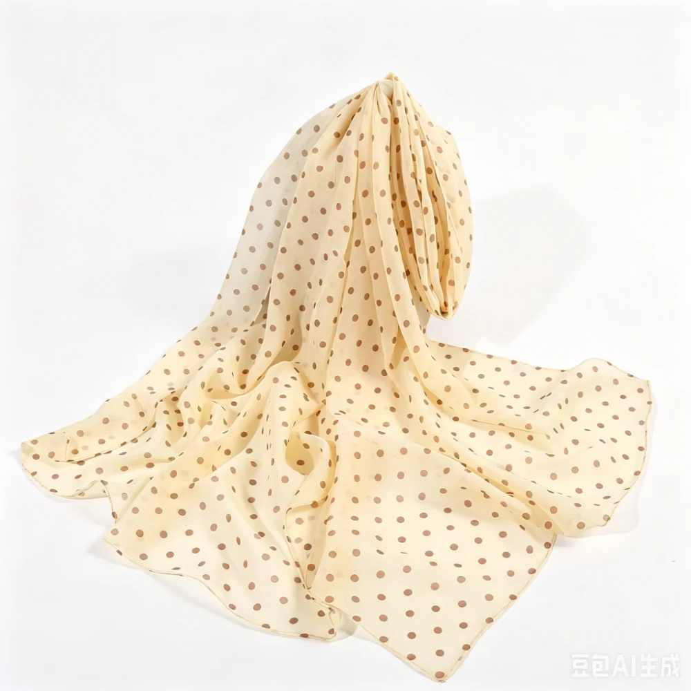 Transparent Polka Dots Printed Scarf Thin Chiffon Lightweight Sun Protection Shawl Breathable Boho Long Beach Silk Scarf Daily
Transparent Polka Dots Printed Scarf Thin Chiffon Lightweight Sun Protection Shawl Breathable Boho Long Beach Silk Scarf Daily