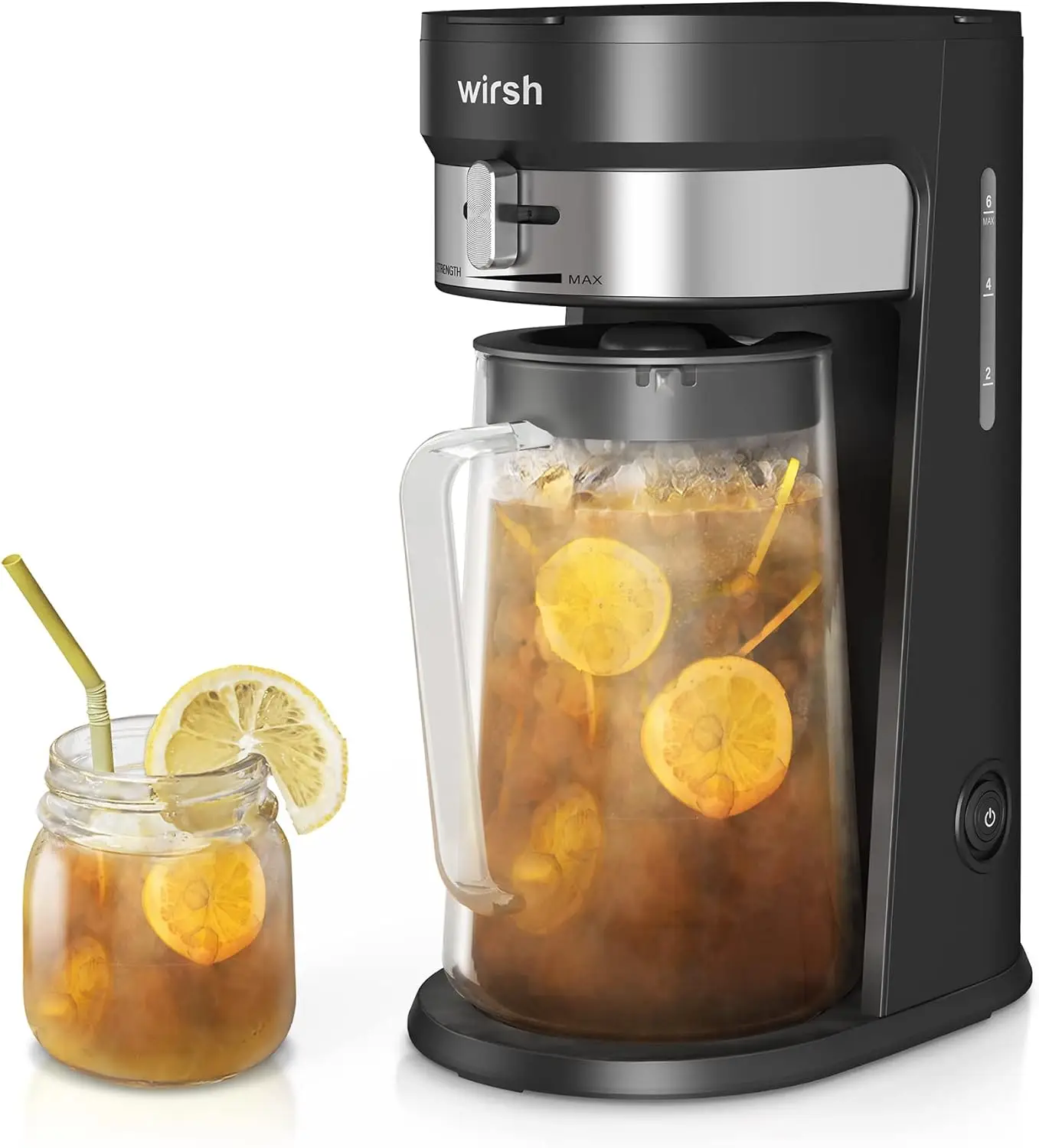 3QT Iced Tea and Coffee Maker with Strength Control, Reusable Filter for Homemade Cold Drinks
3QT Iced Tea and Coffee Maker with Strength Control, Reusable Filter for Homemade Cold Drinks