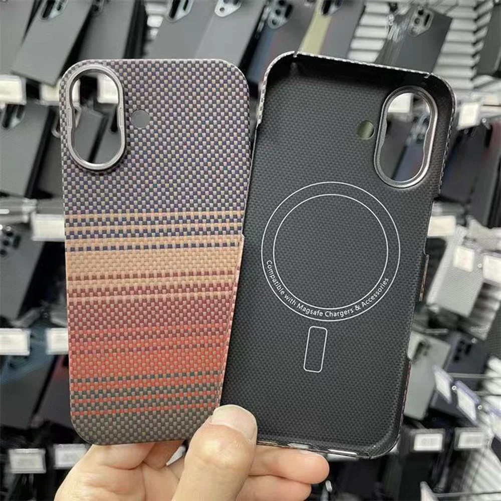 For iPhone 16 16 Plus Magsafe Case Real Carbon Aramid Fiber magnetic Back Cover for iPhone 16 Carbon case Luxury
For iPhone 16 16 Plus Magsafe Case Real Carbon Aramid Fiber magnetic Back Cover for iPhone 16 Carbon case Luxury
