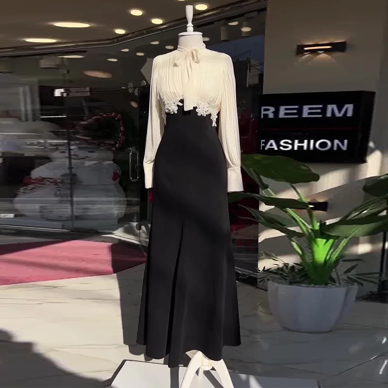 Gentle Sle Women's Long Skirt Cross-Border Waist-Cinching Belted Ne-Tie Thiened Knitted Cotton Polyester Spring 2026
Gentle Sle Women's Long Skirt Cross-Border Waist-Cinching Belted Ne-Tie Thiened Knitted Cotton Polyester Spring 2026