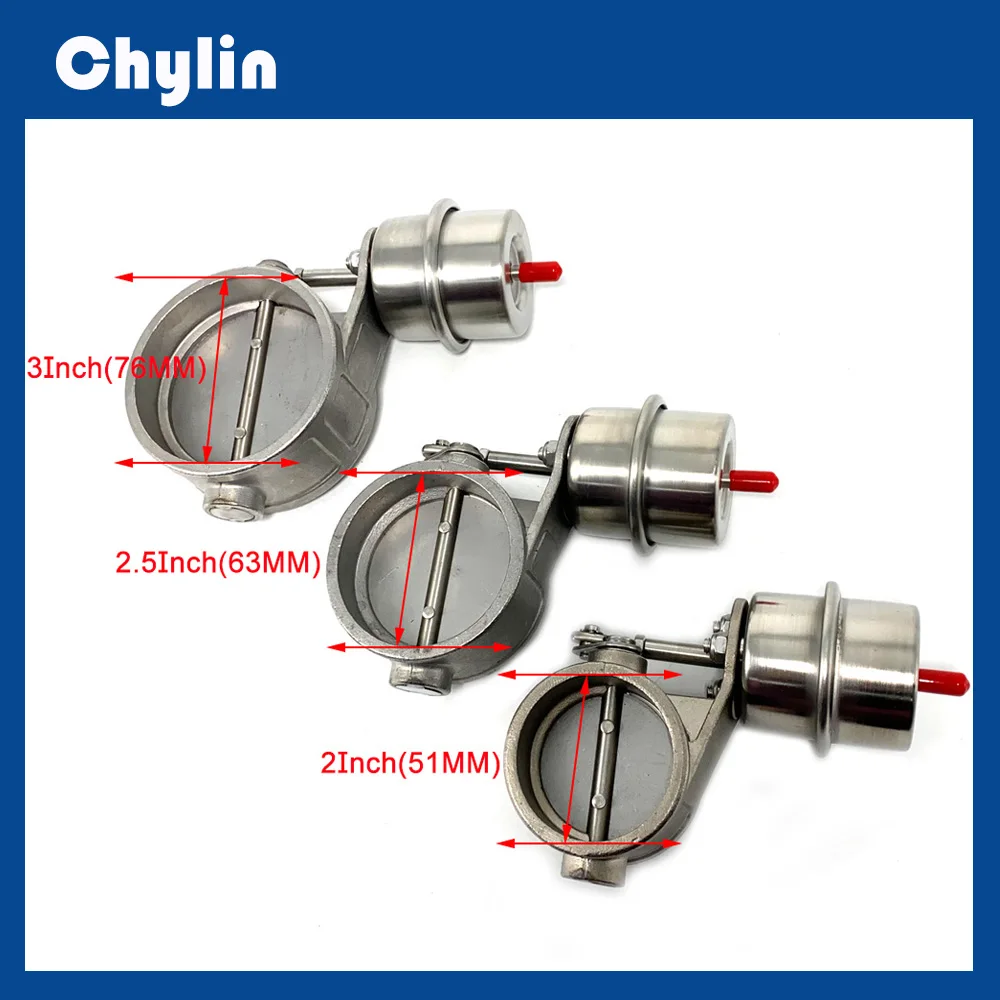 1Piece Car 51 63 76mm Stainless Steel Exhaust Control Valve Cutout Set Vacuum Actuator Closed Style Pipe Muffler Control Valve
1Piece Car 51 63 76mm Stainless Steel Exhaust Control Valve Cutout Set Vacuum Actuator Closed Style Pipe Muffler Control Valve