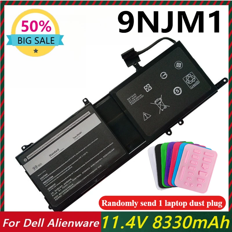 11,4 В 9NJM1 аккумулятор для ноутбука Dell Alienware 15 R3 R4 17 R4 R5 серии ноутбуков 0HF250 0546FF 44T2R HF250 0MG2YH MG2YH
11,4 В 9NJM1 аккумулятор для ноутбука Dell Alienware 15 R3 R4 17 R4 R5 серии ноутбуков 0HF250 0546FF 44T2R HF250 0MG2YH MG2YH