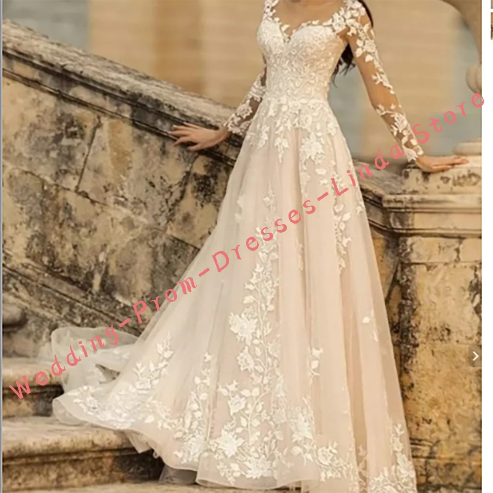 Classic V-Neck Appliquins Lace Up A-Line Bride Wedding Dresses Bridal Gowns Customized
Classic V-Neck Appliquins Lace Up A-Line Bride Wedding Dresses Bridal Gowns Customized