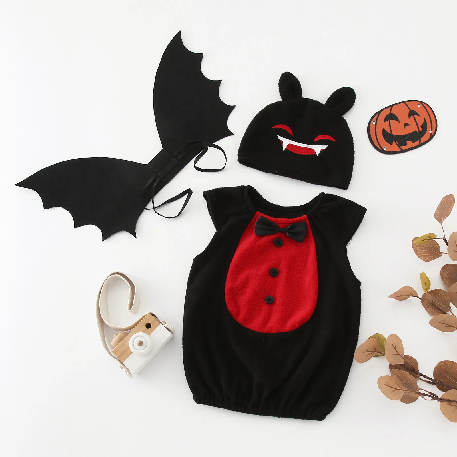 2024 Toddler Infant Baby Girls Boys Halloween Soft Fleece Vest Tops Sets With Wing Hat 3pcs Set Costumes Cosplay Suit Hot Sale
2024 Toddler Infant Baby Girls Boys Halloween Soft Fleece Vest Tops Sets With Wing Hat 3pcs Set Costumes Cosplay Suit Hot Sale
