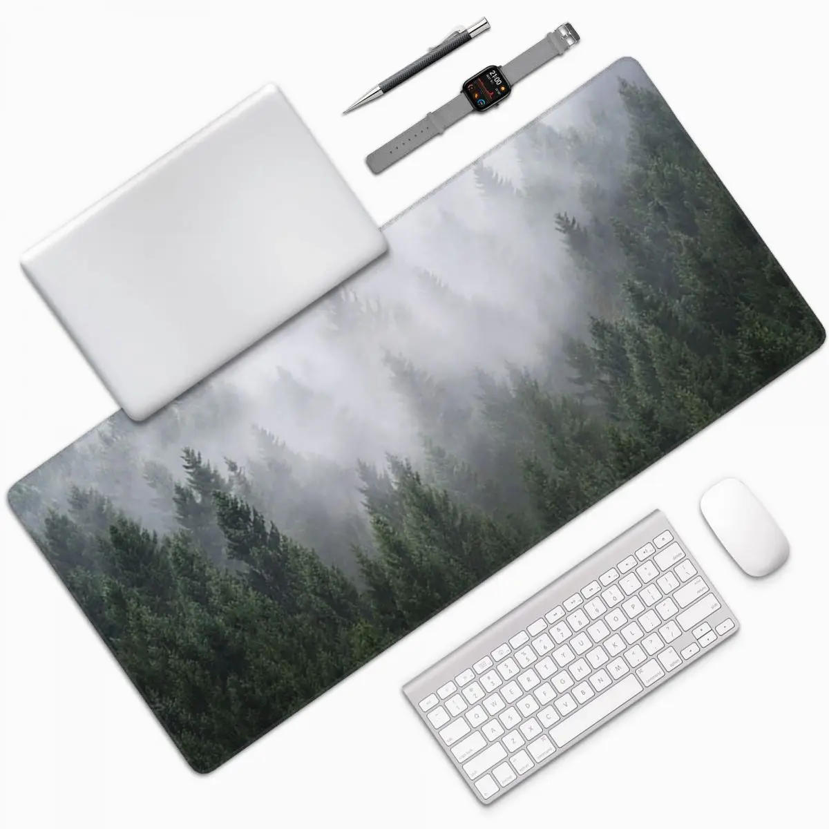Forest Pine And Mist Large Mouse Pad Computer Keyboard Mouse Mat Gaming PC Laptop Desk Mat Office Accessories Table Mats
Forest Pine And Mist Large Mouse Pad Computer Keyboard Mouse Mat Gaming PC Laptop Desk Mat Office Accessories Table Mats