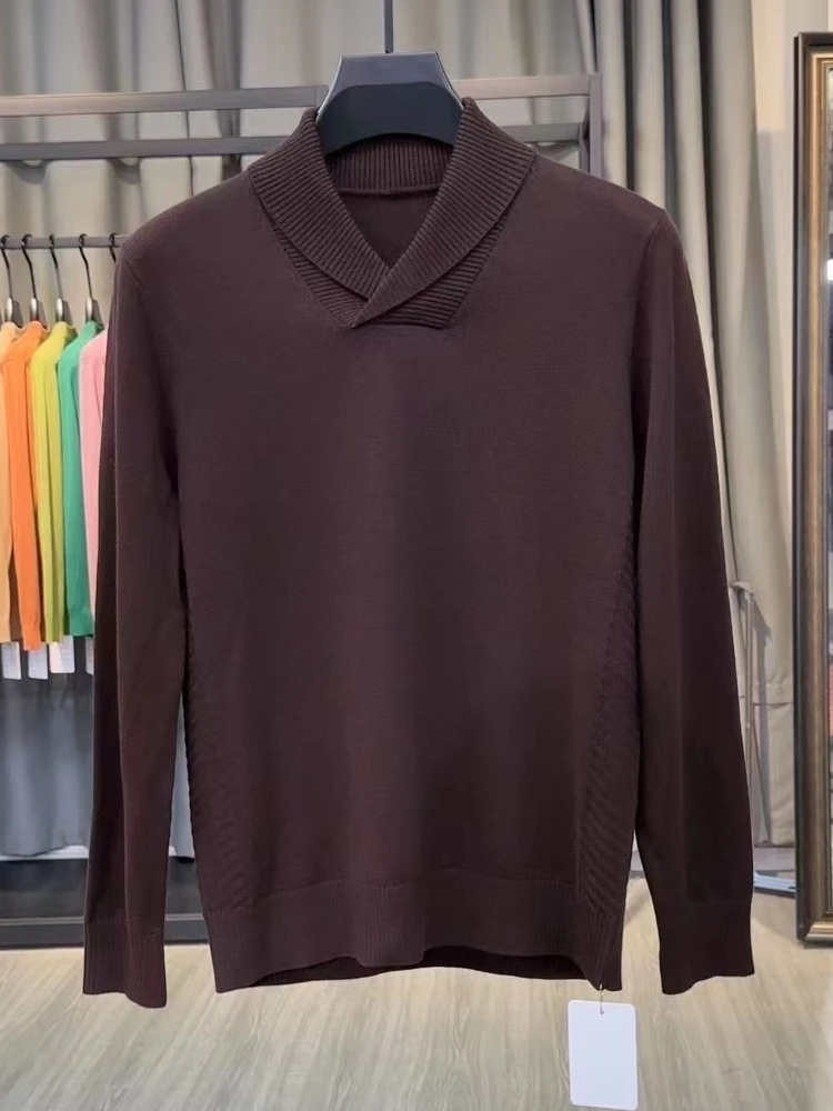 Men's Knitted Cross Collar Sweater Comfortable High Quali Faionable Versatile Sli Trendy High-End Feel Autumn Winter
Men's Knitted Cross Collar Sweater Comfortable High Quali Faionable Versatile Sli Trendy High-End Feel Autumn Winter