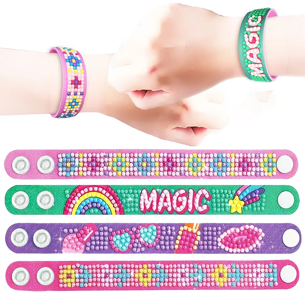 2-piece EVA diamond painting bracelet 5D wristband DIY children's bracelet diamond beading
2-piece EVA diamond painting bracelet 5D wristband DIY children's bracelet diamond beading