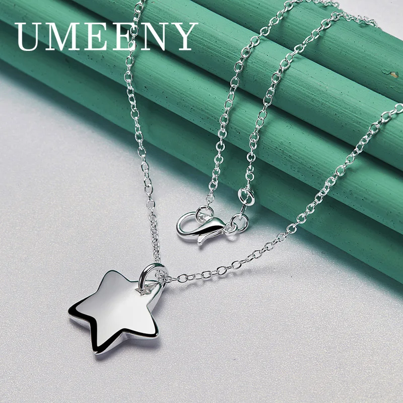 Fashion 925 Sterling Silver 16-30 Inch Exquisite Star Necklace Women Temperament Gift Girlfriend Accessories Charm
Fashion 925 Sterling Silver 16-30 Inch Exquisite Star Necklace Women Temperament Gift Girlfriend Accessories Charm