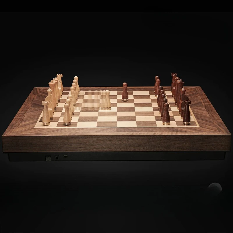 High-end magnetic AI intelligent game solid wood chess chess board model
High-end magnetic AI intelligent game solid wood chess chess board model