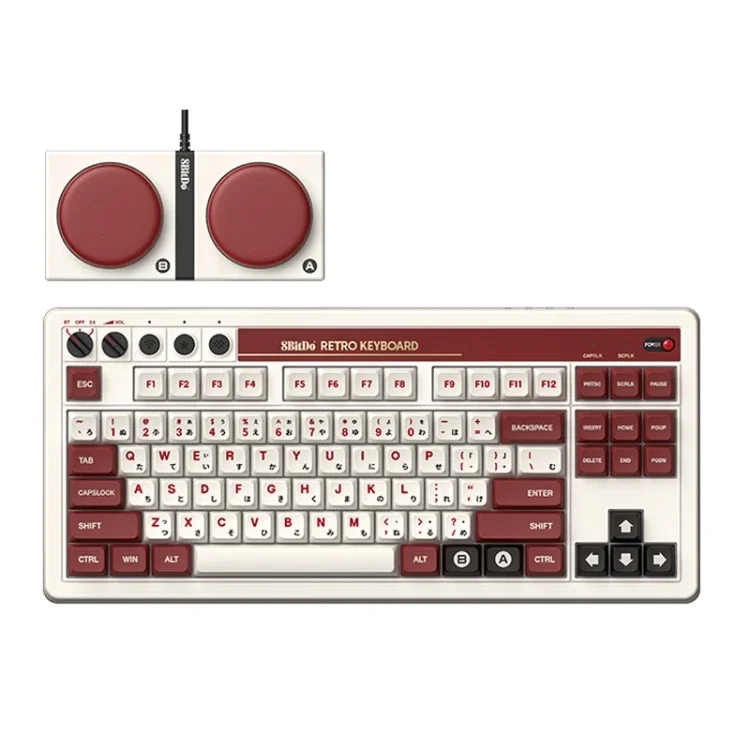 Wholesale 8Bitdo Retro ABS Material Wireless Wired 2.4G Three-mode Connect Tri-Mode Mechanical Keyboard Computer Peripherals
Wholesale 8Bitdo Retro ABS Material Wireless Wired 2.4G Three-mode Connect Tri-Mode Mechanical Keyboard Computer Peripherals