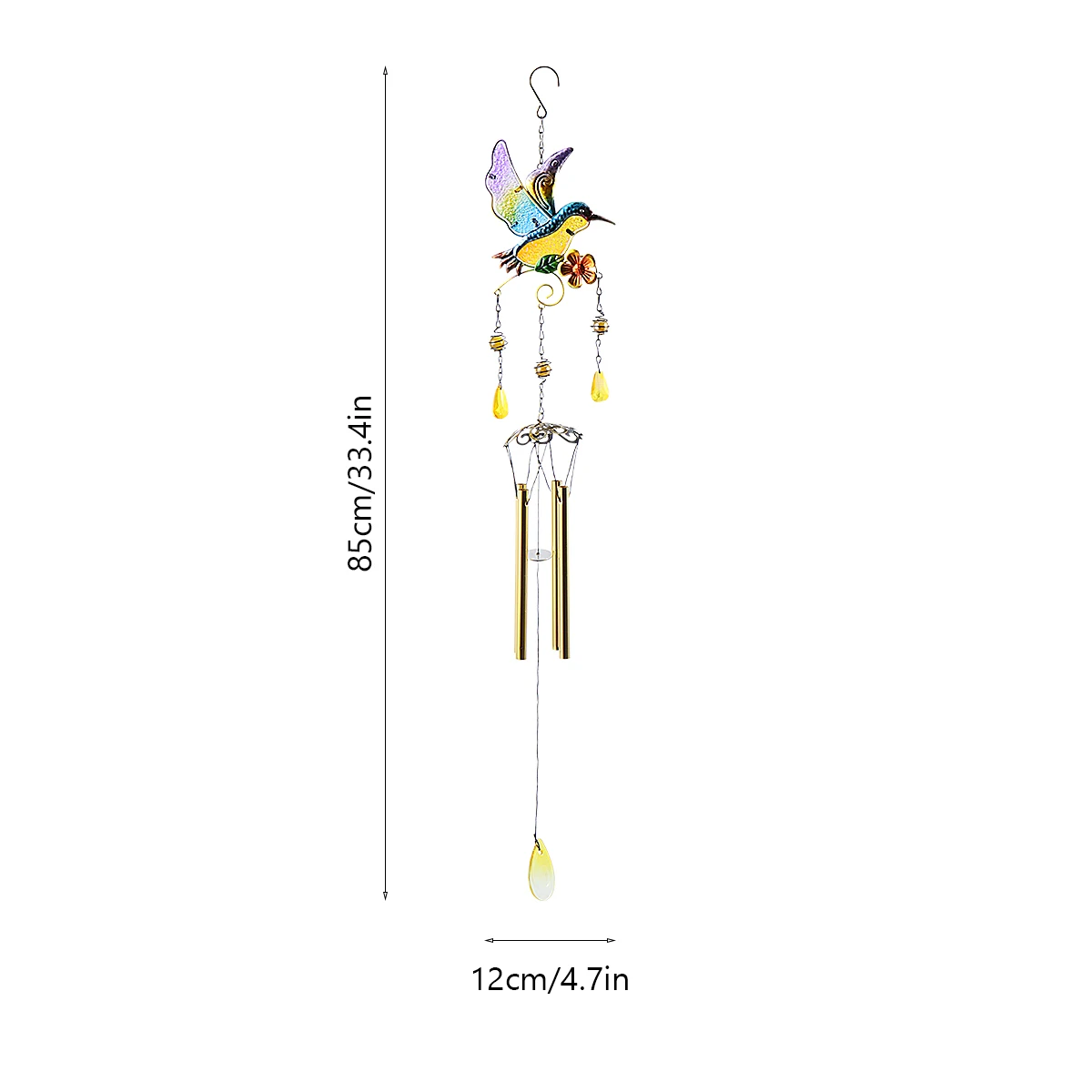 Wind Chime Premium Material Balcony Garden Decor Hanging Adornment Outdoor Patio Relaxation Sweet Gift
Wind Chime Premium Material Balcony Garden Decor Hanging Adornment Outdoor Patio Relaxation Sweet Gift