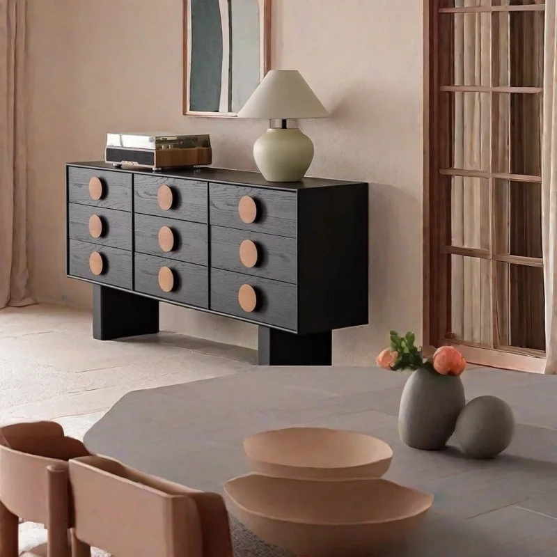 French vintage black modern living room storage entryway sideboard TV cabinet
French vintage black modern living room storage entryway sideboard TV cabinet