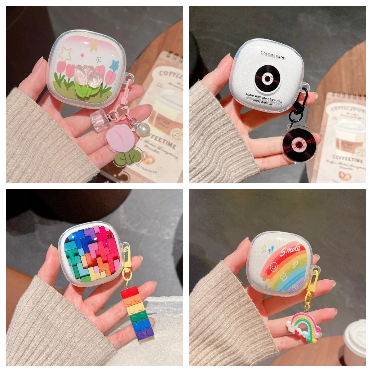 For Redmi Buds 6 Play Pro Lite Active Buds5 7S SE Case 3D Tulip Bowknot Disc Blocks Headphone Protective Cover with Pendant
For Redmi Buds 6 Play Pro Lite Active Buds5 7S SE Case 3D Tulip Bowknot Disc Blocks Headphone Protective Cover with Pendant