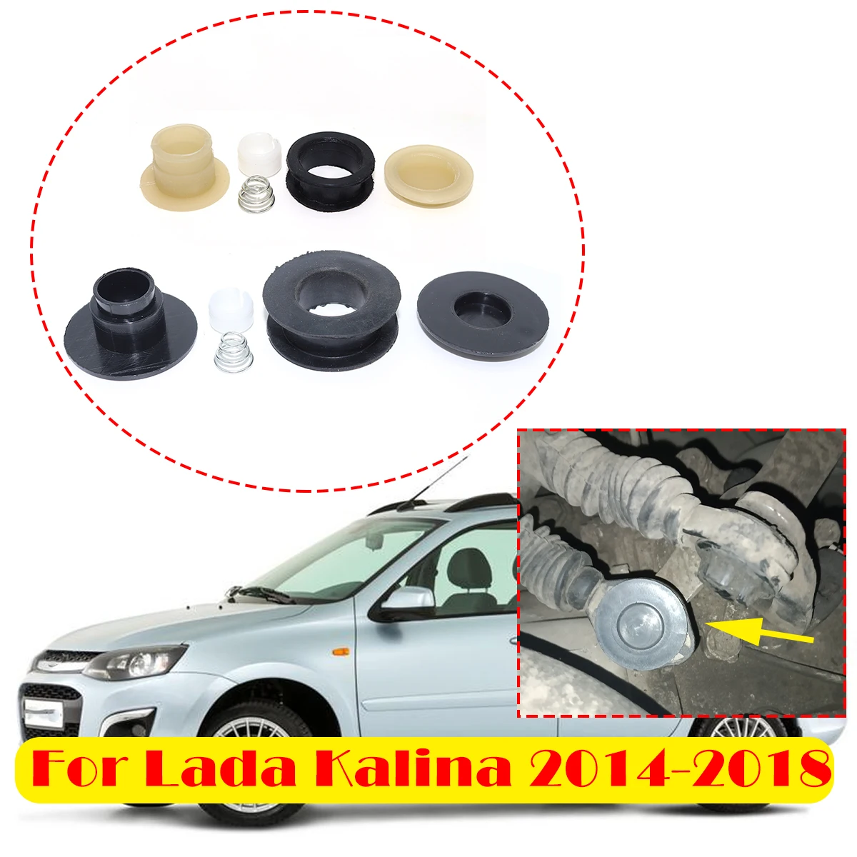 For Lada Kalina 2014-2018 Manual Gearbox Shift Cable Linkage Control Bushing Gear Shifter Lever Selector End Rod Connect Bush
For Lada Kalina 2014-2018 Manual Gearbox Shift Cable Linkage Control Bushing Gear Shifter Lever Selector End Rod Connect Bush