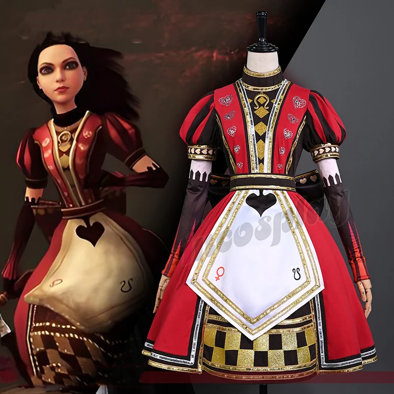 Alice Returns Cosplay Costume Women Fancy Party Dress Suit Anime Clothing Halloween Carnival Uniforms Custom Made
Alice Returns Cosplay Costume Women Fancy Party Dress Suit Anime Clothing Halloween Carnival Uniforms Custom Made