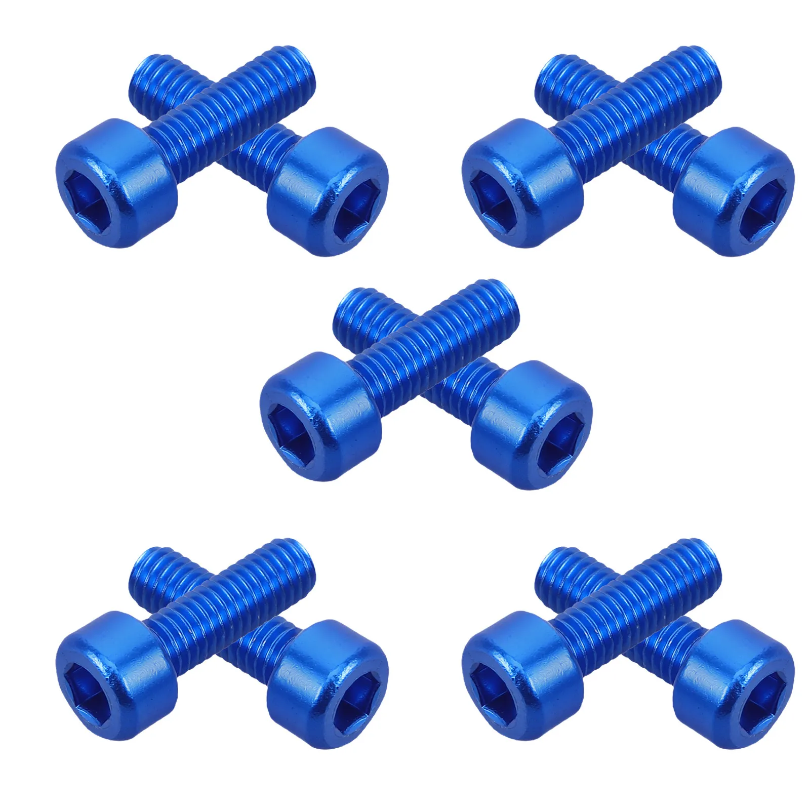 10Pcs M5x15mm Aluminum Alloy Bike Bottle Holder Bolts Inner Hexagonal Screws Bicycle Cage Mounting Bolts Bottle Cage Bolt
10Pcs M5x15mm Aluminum Alloy Bike Bottle Holder Bolts Inner Hexagonal Screws Bicycle Cage Mounting Bolts Bottle Cage Bolt
