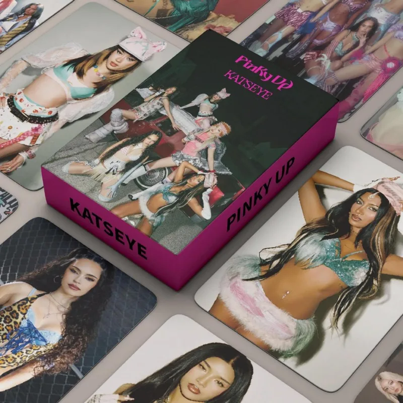 55PCS New Global Pop KATSEYE Series Cards PINKY UP Pop Star Creativity High-definition Printing Photocard Fans Support Gifts
55PCS New Global Pop KATSEYE Series Cards PINKY UP Pop Star Creativity High-definition Printing Photocard Fans Support Gifts