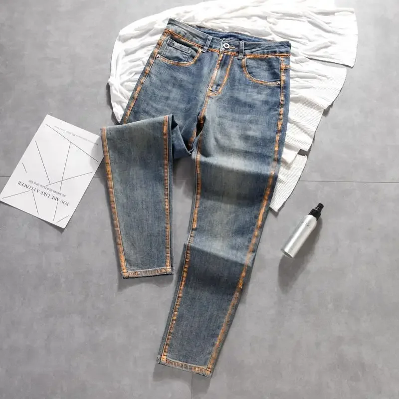 Pop New Arrival Harajuku Fashion Luxury Brand Boyfriend Designer Casual Slim Denim Jeans For Men Spring And Autumn Pencil Pa
Pop New Arrival Harajuku Fashion Luxury Brand Boyfriend Designer Casual Slim Denim Jeans For Men Spring And Autumn Pencil Pa
