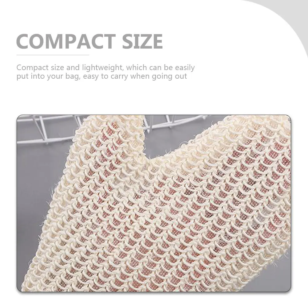 2Pcs Long-Lasting Sisal Bath Gloves Exfoliating Scrubber for Dead Skin Removal Body Shower Bath Gloves Back Scrubbers
2Pcs Long-Lasting Sisal Bath Gloves Exfoliating Scrubber for Dead Skin Removal Body Shower Bath Gloves Back Scrubbers