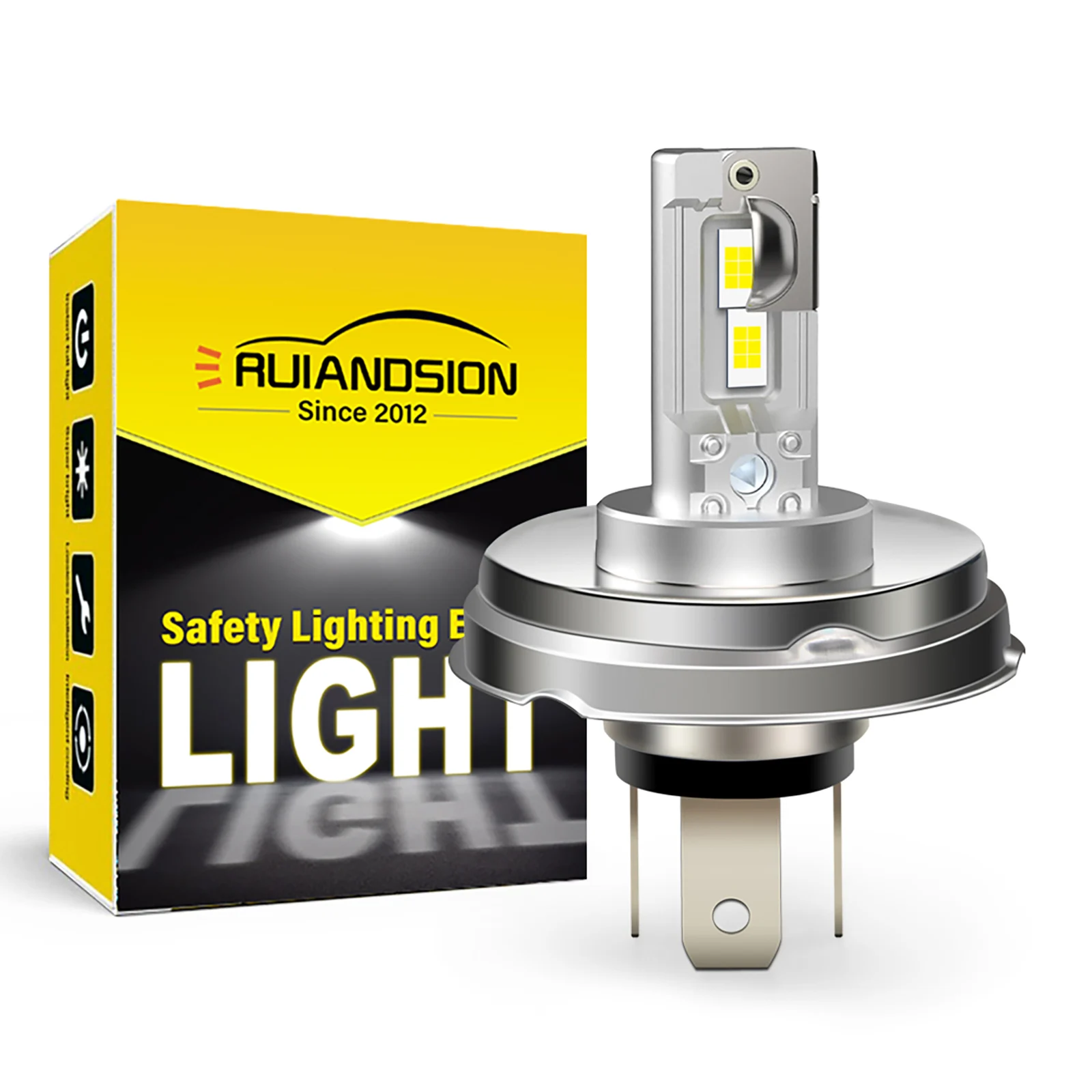 RUIANDSION BA20D H6 LED Motorcycle Headlight 4000Lm High Bright P45T Headlamp 12-18V Hi/Lo Beam For Scooter UTV ATV Universal 2x
RUIANDSION BA20D H6 LED Motorcycle Headlight 4000Lm High Bright P45T Headlamp 12-18V Hi/Lo Beam For Scooter UTV ATV Universal 2x