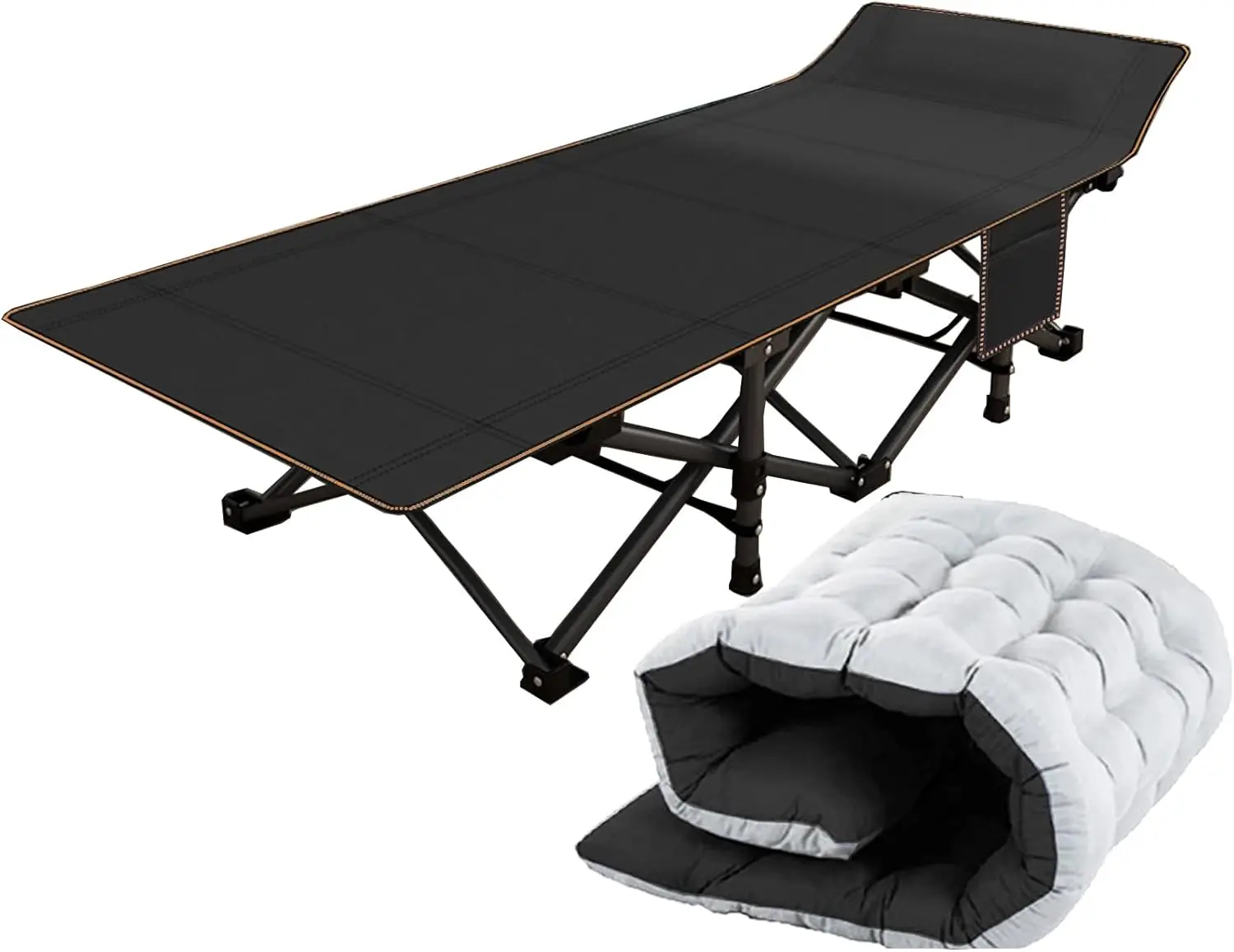 Folding Camping Cots for Adults, Double Layer 1200D Cot for Sleeping, Heavy Duty Guest Bed
Folding Camping Cots for Adults, Double Layer 1200D Cot for Sleeping, Heavy Duty Guest Bed