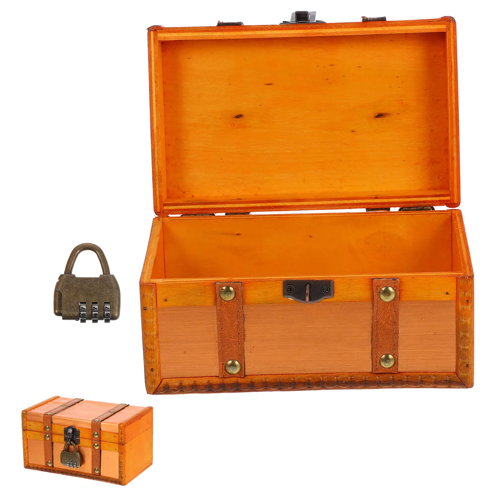 Vintage Wooden Storage Box Lockable Decorative Chest for Jewelry Desktop Organizer Small Keepsake Treasure Chest Rustic Home
Vintage Wooden Storage Box Lockable Decorative Chest for Jewelry Desktop Organizer Small Keepsake Treasure Chest Rustic Home