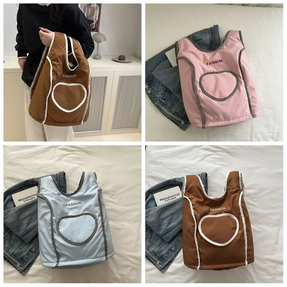 Letter Embroidery Love Vest Backpack Solid Color Nylon Students School Bag Large Capacity Storage Bag Shoulder Bag Teenager
Letter Embroidery Love Vest Backpack Solid Color Nylon Students School Bag Large Capacity Storage Bag Shoulder Bag Teenager