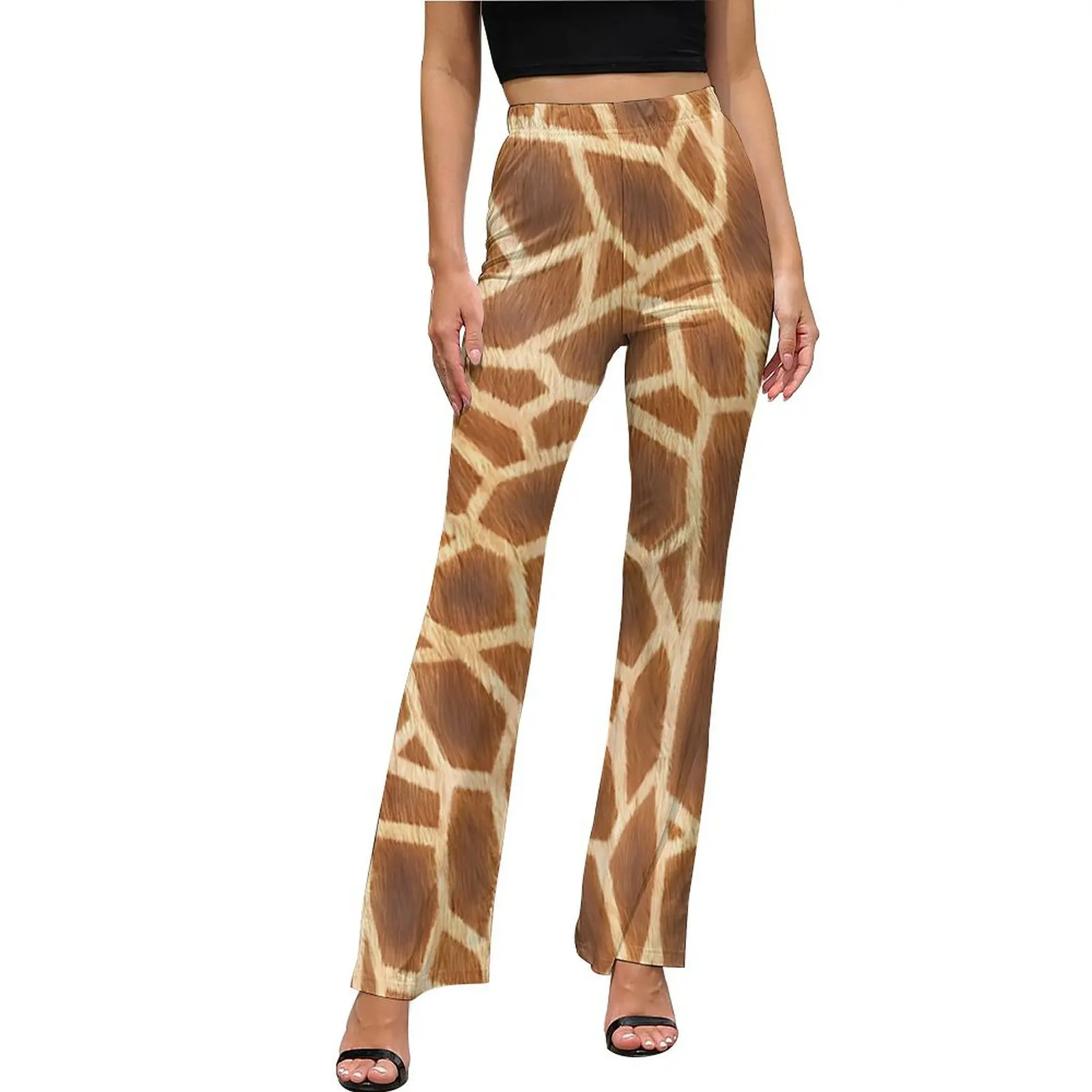 Giraffe Print Casual Pants Spring Brown Animal Sexy Workout Flared Trousers Elastic High Waist Slim Stretch Street Fashion Pants
Giraffe Print Casual Pants Spring Brown Animal Sexy Workout Flared Trousers Elastic High Waist Slim Stretch Street Fashion Pants