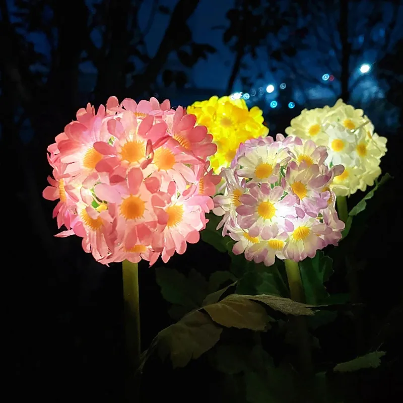 Solar Hydrangea Flower Garden Lights Outdoor Waterproof LED Stake Lamp for Yard Lawn Patio Pathway Courtyard Landscape Decor
Solar Hydrangea Flower Garden Lights Outdoor Waterproof LED Stake Lamp for Yard Lawn Patio Pathway Courtyard Landscape Decor