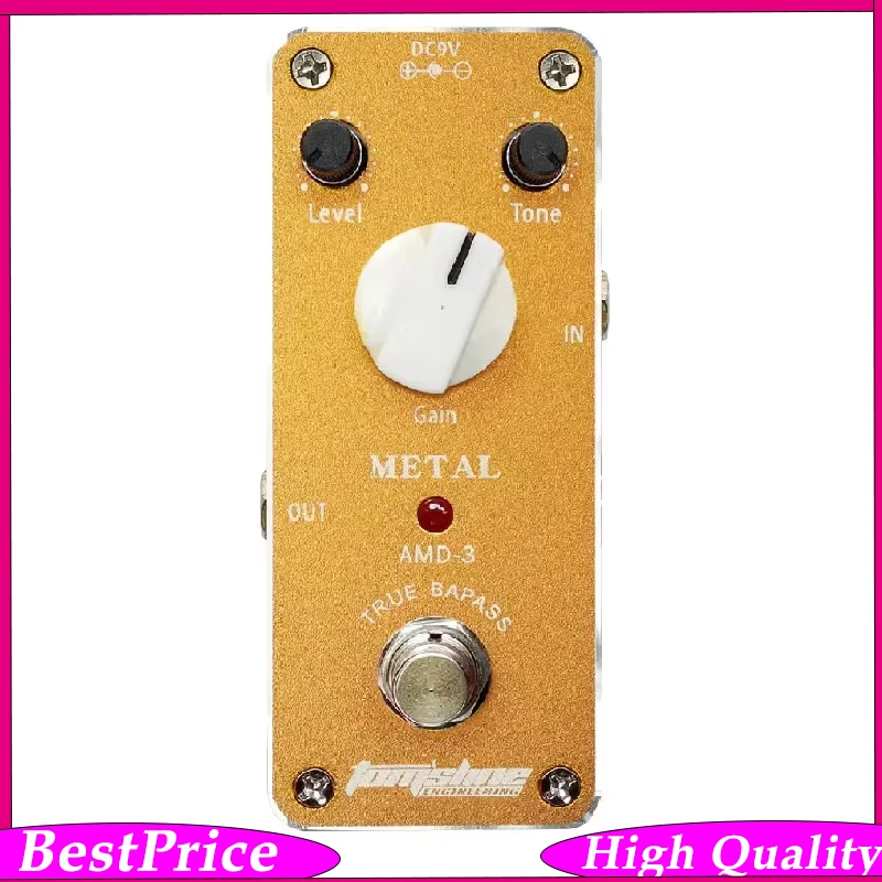 Aroma AMD-3 Heavy Metal Distortion Electric Guitar Effects Pedal Aluminum Alloy Housing True Bypass Guitar Parts Accessories
Aroma AMD-3 Heavy Metal Distortion Electric Guitar Effects Pedal Aluminum Alloy Housing True Bypass Guitar Parts Accessories