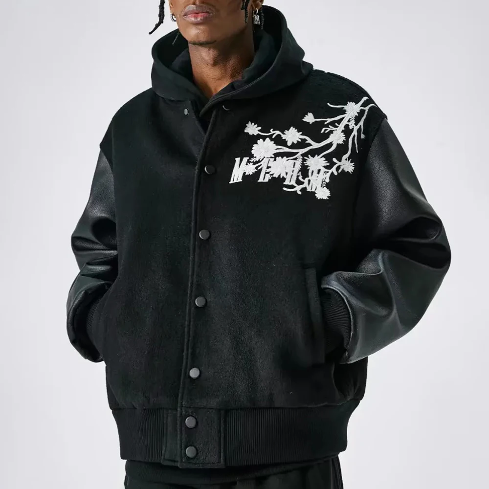 Autumn And Winter Fashion Trend Jacket Couple Coat American High Street Daisy Embroidered Baseball Jacket Coat Mens Clothing
Autumn And Winter Fashion Trend Jacket Couple Coat American High Street Daisy Embroidered Baseball Jacket Coat Mens Clothing