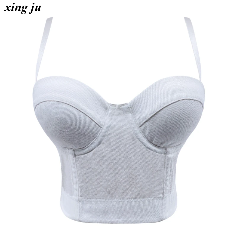 Xing Ju Nightclub Girl Summer Fashion White Fishbone Vest Women Jazz Dance Costume Female Sexy Tight Crop Tops Singer Stage Wear
Xing Ju Nightclub Girl Summer Fashion White Fishbone Vest Women Jazz Dance Costume Female Sexy Tight Crop Tops Singer Stage Wear