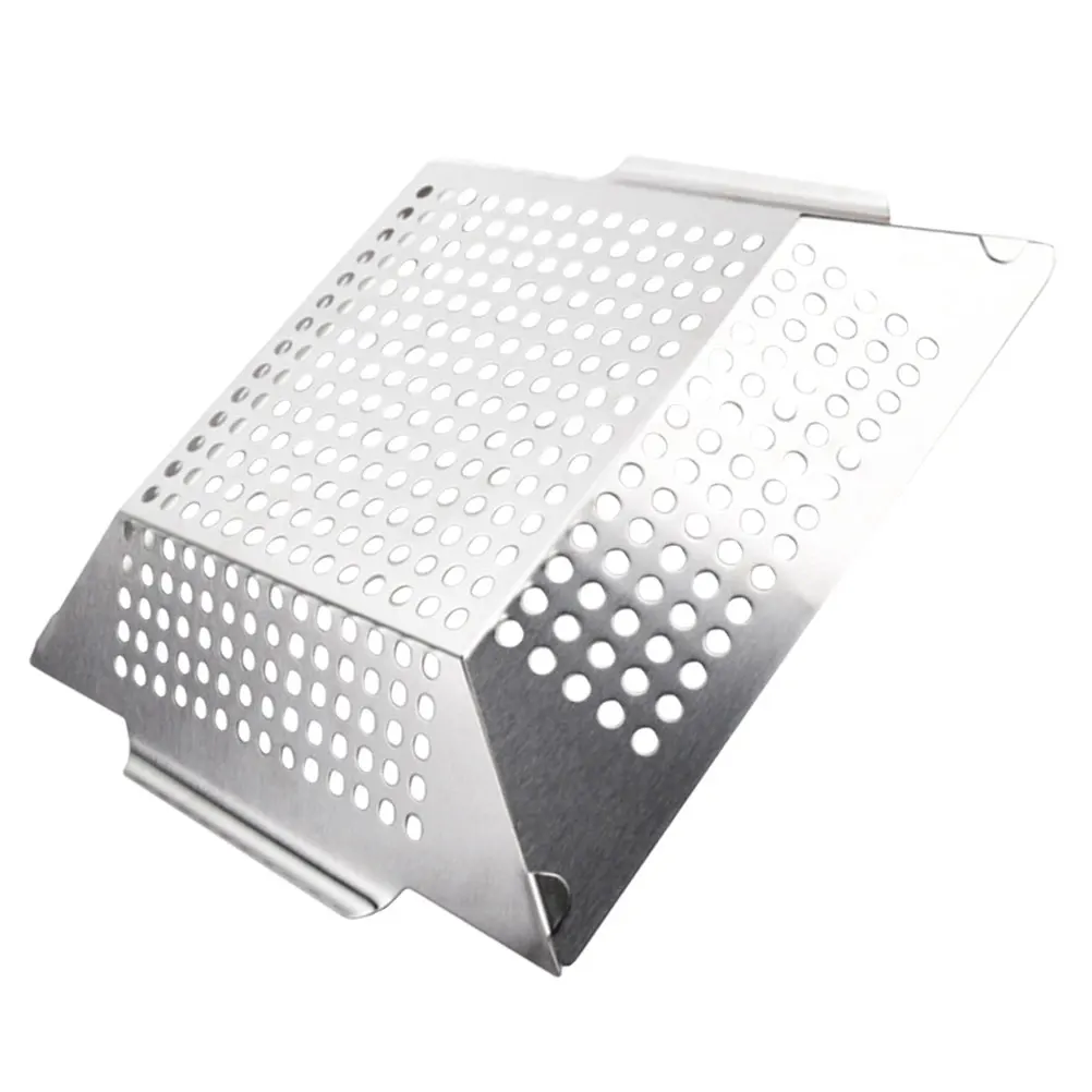 Stainless Steel BBQ Pan 34x30x5 8cm Durable Reusable Camping Grill Topper For Meat Fish Grilling Outdoor Cooking
Stainless Steel BBQ Pan 34x30x5 8cm Durable Reusable Camping Grill Topper For Meat Fish Grilling Outdoor Cooking